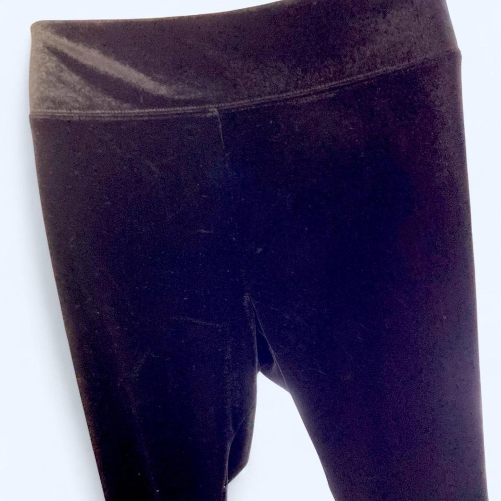 Black velvet leggings Size XL A New Day